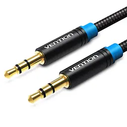 Кабель Vention 3.5мм/3.5мм M/M 0.5м Black P350AC050-BM