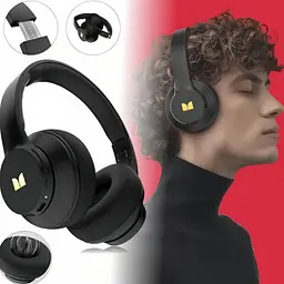 Навушники накладні бездротові Bluetooth Monster MH22202 Mission 100 Чорні (52956) - мініатюра 3