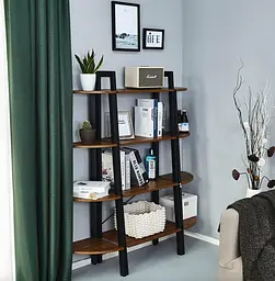 Етажерка Leobert Wooden кутова в стилі Loft - мініатюра 4