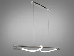 Люстра стельова LED Diasha SY9609-L1200CH Роуплайт, 15W, хром, регульована, для кабінету та вітальні - мініатюра 2
