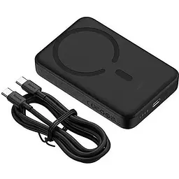 Портативна батарея Powerbank Powerbank Baseus Magnetic Mini Wireless Quick Charging 10000 mAh 30 W PPCX110201 - мініатюра 3