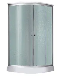 Гідробокс Lidz Tani SBM90x90.SAT.LOW.FR низький, скло Frost 4 мм, стінки WHI (LTSBM9090SATLOWFR) - мініатюра 1
