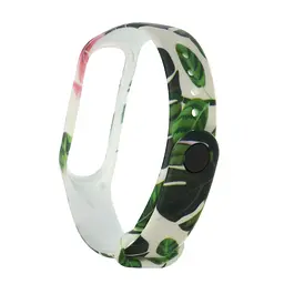 Силіконовий ремінець для фітнес браслетів Xiaomi Mi Band 3/4, Silicone, tropics, зі зручною застібкою, на фітнес трекер та смарт годинник, ArmorStandart (ARM52067) - мініатюра 3