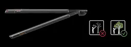 Великий площинний сучкоріз Fiskars з загнутими лезами SingleStep (L) L38 112460 (1001426) - мініатюра 4