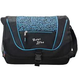 Сумка через плече Semi Line 9 Black/Blue (7156) - мініатюра 1