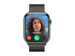 Смарт-годинник Apple Watch Series 9 GPS + Cellular 45mm Graphite S. Steel Case w. Graphite Milanese Loop (MRMX3) - мініатюра 5
