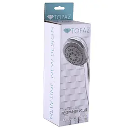 Ручний душ Topaz NF-2288-00-lotus 000025266, Хром - мініатюра 3