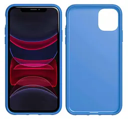 Протиударний чохол із антимікробним покриттям Tech21 Studio Colour для iPhone 11 (6.1") Bold From The Blue - мініатюра 7