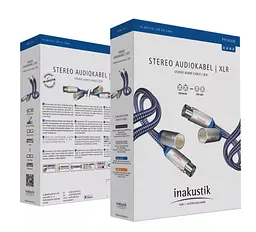 Міжблоковий аудіокабель балансний 2 XLR male — 2 XLR female Inakustik Premium XLR Audio Stereo 1.5m - мініатюра 3