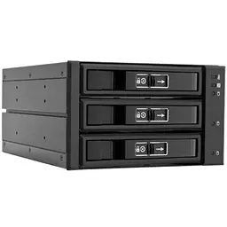 Зовнішня кишеня Chieftec CBP-2131SAS 2x5.25" - 3x3.5" HDDs Hot-Swap Aluminium (CBP-2131SAS)