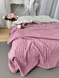 Покривало Zeintex Palermo махрове бавовняне орхідея 210х300 см - мініатюра 7
