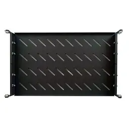 Полиця 19" Hypernet 1U глибина 300 мм у шафи глибиною 450 мм чорна (U-FS-45-Black) - мініатюра 1