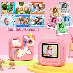 Миттєва дитяча цифрова камера Hangrui 1080P з папером для друку та карткою 32G TF, 2.4-дюймова - мініатюра 5