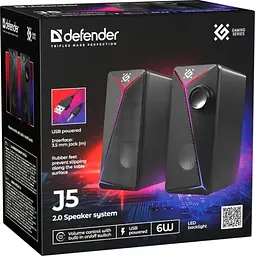Акустична система 2.0 J5 Defender teh0021018 - мініатюра 7