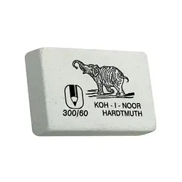 Гумка Koh-i-Noor м'яка Слон, 300/80 (полібег 2 шт.) (300/80/2/P)