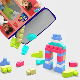 Конструктор Mega Bloks, рожевий, 60 деталей (DCH54) - мініатюра 3