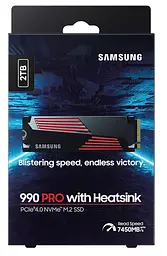 Накопичувач SSD Samsung M.2 2TB PCIe 4.0 990PRO + радіатор teh0014712 - мініатюра 9