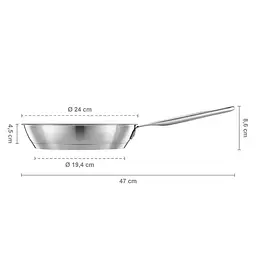 Сковорода Fiskars All Steel 24 см 1064743 - мініатюра 2