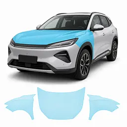 Антигравійна захисна бронеплівка за лекалами для BYD Sealion 05 I 2023- капот і передні крила