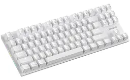 Механічна ігрова клавіатура GamePro MK-124-W USB Hot-Swap Outemu Red Switch White - мініатюра 2
