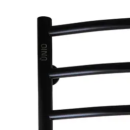 Водяна рушникосушка Unio LDE W 1200-500-12 DLK Драбинка Дуга Еліт чорна, Чорний матовий - мініатюра 4