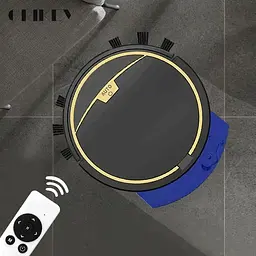 Робот-пилосос Grikey Smarthome Control для сухого та вологого прибирання з пультом управління 2800 Па Чорний - мініатюра 5