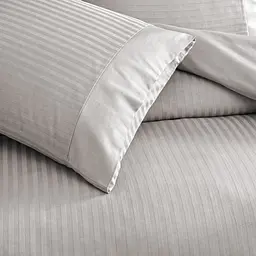 Постільна білизна Premium Basic Grey Сатин-Stripe Tac pbe0051590 - мініатюра 2