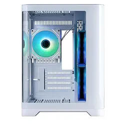 Корпус 1stPlayer UV5, White, без БЖ, Mini Tower, Micro ATX / Mini ITX, 2xUSB 3.0, макс. CPU - 157 мм / VGA - 330 мм, 3x120 мм ARGB, бічна та передня панель із загартованого скла (UV5-WH-2FC7R-W-1FC7-W) - мініатюра 4