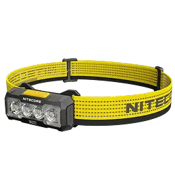 Налобний ліхтар Nitecore NU27 600лм 123м USB-C (10 режимів) біле + червоне світло (Чорний)