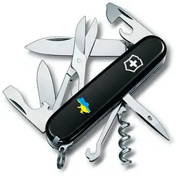 Ніж Victorinox Climber Ukraine 91мм 14функ чорн Мапа України син-жовт. - мініатюра 3
