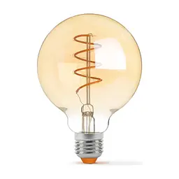 Лампочка Videx Filament G95FASD 5W E27 2200K 220V (VL-G95FASD-05272)