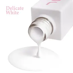 Рідкий гель для укріплення та моделювання PolyLiquid gel 02 Delicate White білий JOIA vegan 8 мл - мініатюра 4