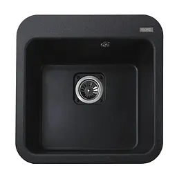 Гранітна мийка Globus Lux Barbora графiт 510x510мм-А0001 000009395, Графит - мініатюра 2