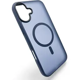 Чохол-накладка BeCover Metal Buttons Case (MagSafe) для Apple iPhone 16 Plus Blue (712094) - мініатюра 2