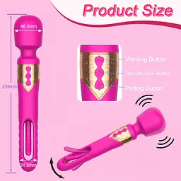 Вібратор B - Series Cute Flicking, 25.9 см (рожевий) - мініатюра 9