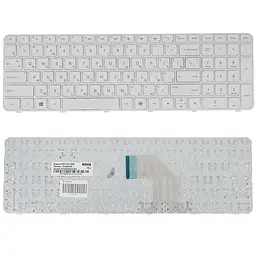 Клавіатура для ноутбука HP (G6-2000 series) rus, white - мініатюра 2