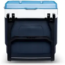 Ізотермічний контейнер на колесах Igloo MaxCold Latitude 90 Roller 85 л сірий з синім (34488) - мініатюра 2