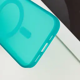 Чохол TPU+PC Lily with MagSafe для Apple iPhone 14 (6.1) Green - мініатюра 8
