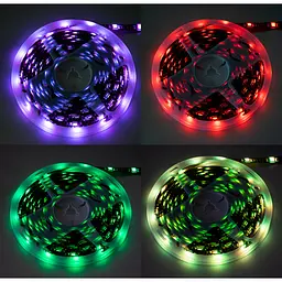 Світлодіодна стрічка 5м різнокольорова смуга RGB Bluetooth 5050 MEIQ-IT RGB strip light