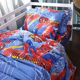 Комплект постільної білизни Mirson бязь Kids Time Hero Spider-Man 2x143x210 см (2200011443829)