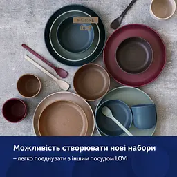 Тарілки дитячі LOVI Pistachio Tamarillo 2 шт. бордові (21/531_red) - мініатюра 7
