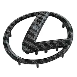 Емблема керма LEXUS карбон 64х46мм пластик (на напрямних)
