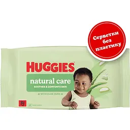 Набір вологих серветок Huggies N'Care без пластику 480 шт. (10 уп. х 48 шт.) - мініатюра 2