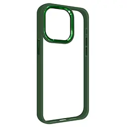 Чехол для Apple iPhone 15 Pro, UNIT2, зеленый, ударопрочный, прозрачный противоударный чехол-накладка из TPU и поликарбоната (PC), с защитными бортиками, защита всего корпуса от ударов и царапин, ArmorStandart (ARM69982)