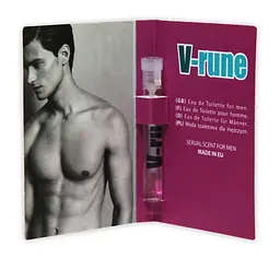 Духи з феромонами для чоловіків Aurora V-rune For Men, 1 мл - мініатюра 2