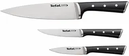 Набір ножів Ice Force, 3шт, нержавіюча сталь, пластик, чорний Tefal kuh0014582 - мініатюра 3