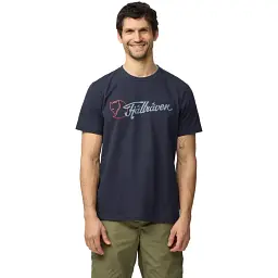 Футболка Fjallraven Archive Logo T-Shirt M M dark navy - мініатюра 3