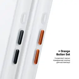 Чехол Apple iPhone 17, Unit MagSafe, белый, прозрачный, магсейф, ударопрочный, магнитный, панель-накладка с поддержкой MagSafe, с поддержкой беспроводной зарядки, TPU+PC, защита всего корпуса, ударопрочный, ArmorStandart (ARM90581) - мініатюра 5