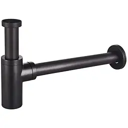 Сифон для раковини Champion Siphon-02 Black без випуску CH0369, Чорний матовий