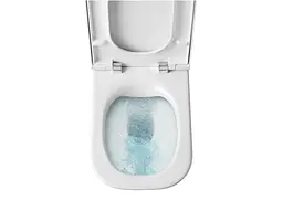Унітаз-компакт Roca Gap Clean Rim A34D738000 з кришкою Soft Close, Білий - мініатюра 2
